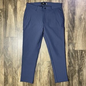 Under 510 Super Stretch Performance Pants Men's Size 28x25 Navy Slim Tapered